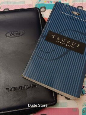 Vintage 1995 Ford Taurus Owner's Guide & Vinyl Cover - Zipper Closure